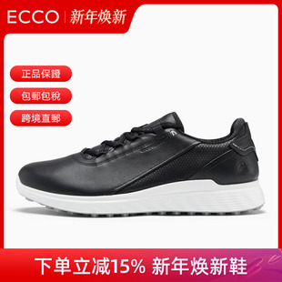 102814代购 ECCO爱步男鞋 高尔夫S休闲 舒适轻盈牛皮耐磨 爱步新款