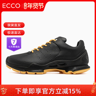 ECCO爱步男运动秋季新款双色鞋带跑步鞋健步BIOMC800434【现货】