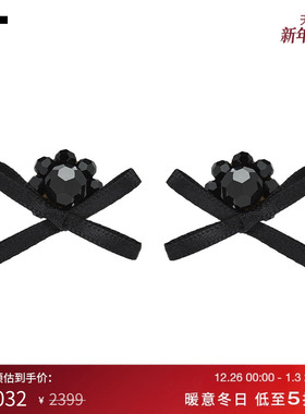 IT Simone Rocha女款耳钉耳饰新款优雅复古蝴蝶结造型首饰饰品