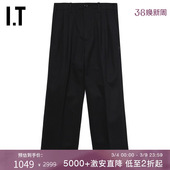 裤 卷边西装 长裤 新款 SSPT01MP 简约有型纯色露踝西裤 SEQUEL男装