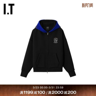 连帽拉链卫衣新款 BRISTOL男装 酷感潮流拼色休闲外搭 F.C.REAL