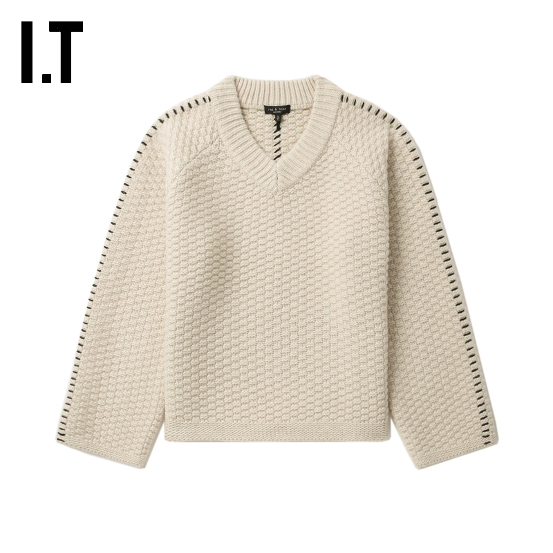 ITrag&bone小V领针织衫
