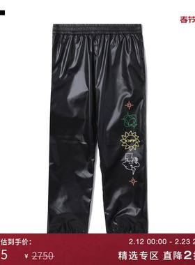 IT OFF-WHITE™童装斜纹印花休闲裤长裤AAB001AK