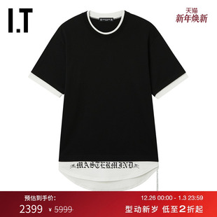 mastermind 拼接叠层半袖 JAPAN男装 T恤新款 094021MO 假两件短袖