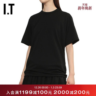 CDG GARCONS女宽松纯色短袖 COMME GARCONS T恤 DES