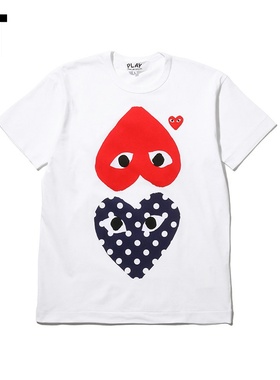 IT COMME des GARÇONS PLAY男装短袖T恤2019秋季新品爱心240MA