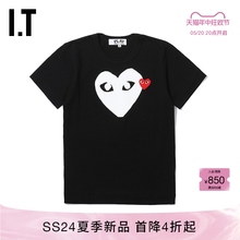 IT CDG PLAY COMME des GARCONS川久保玲 女装短袖T恤春夏休闲