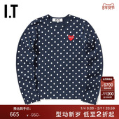 CDG T恤活力时尚 PLAY des 波点长袖 COMME GARCONS川久保玲女装