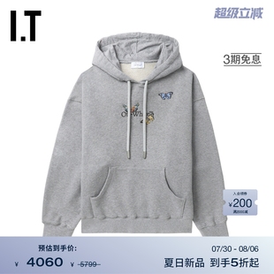 OFF ABLOH?女裝 VIRGIL 寬松連帽衛(wèi)衣新款 580510XO WHITE