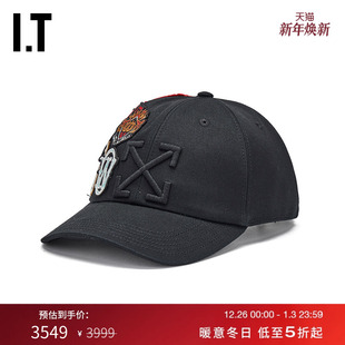 VIRGIL ABLOH™男款 徽章布贴棒球帽鸭舌帽 OFF 新款 WHITE