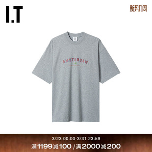 随性休闲字母印花廓形半袖 T恤新款 宽松短袖 上衣 VETEMENTS女装