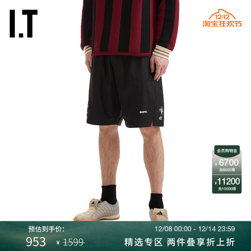 ITF.C.REALBRISTOL松紧腰短裤