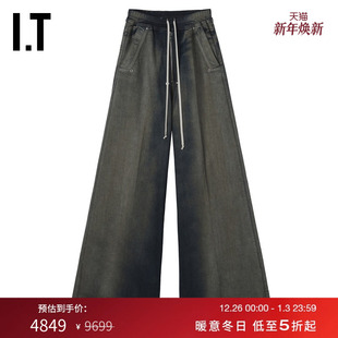 阔腿裤 Owens男装 牛仔裤 新款 DKDEGNMP 酷感街潮水洗长裤 Rick