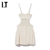 吊带连衣裙新品 GOEN.J女装 性感时髦针织叠层露腰短裙SDS15XK