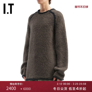 IT OUR LEGACY男装宽松圆领针织衫新款随性质感粗织毛衣4253RSMP