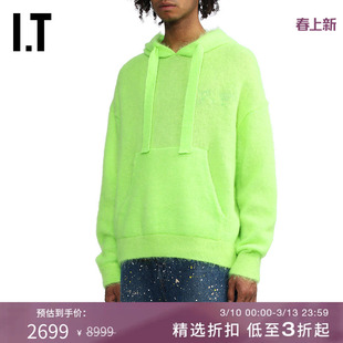 IT OFF-WHITE™男装连帽针织衫毛绒毛衣AA7117MJ