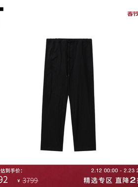 IT CDG COMME des GARCONS HOMME男装宽松锥形裤简约基础款休闲裤