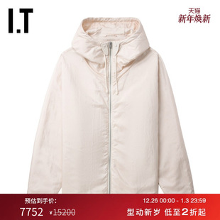 拉链连帽夹克新款 SANDER男装 户外感纯色宽松外套BN0127MN JIL