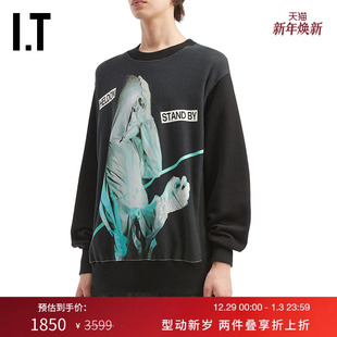 潮流暗黑宽松上衣E48153MP 圆领卫衣新款 UNDERCOVER高桥盾男装