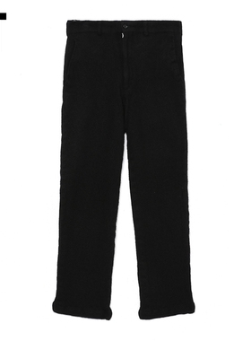 IT CDG COMME des GARÇONS HOMME PLUS男装合身毛呢直筒长裤西裤