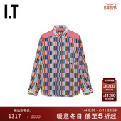 色彩感 des CDG DEUX男拼色长袖 COMME HOMME 时尚 GARCONS 衬衫