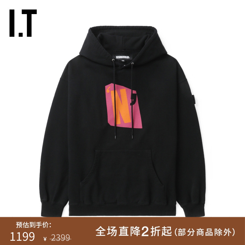 ITPHINGERIN宽松连帽卫衣