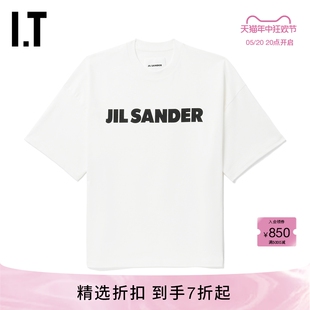 JIL 短袖 SANDER男装 T恤简约质感logo印花宽松半袖 GC0001MJ