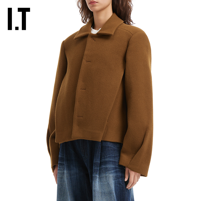 ITADERerror翻领毛呢夹克