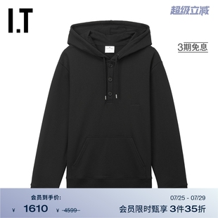 连帽衫 简约基础款 courreges女装 上衣JHO037XO 纯色连帽卫衣新款