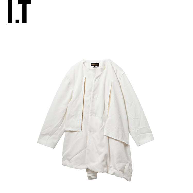 IT CDG COMME des GARCONS女装不对称廓形大衣外套新款GQJ006XQ