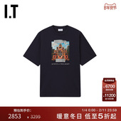 OFF WHITE™男装 新款 图案印花圆领短袖 T恤