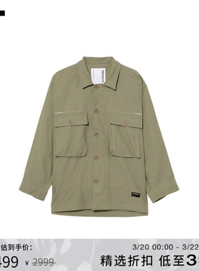 IT TIGHTBOOTH男装宽松工装衬衫新款复古日潮廓形外搭上衣009572M