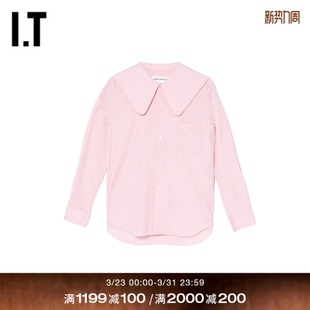 des GARCONS GIRL女装 衬衫 COMME 海军领长袖 甜美少女系 CDG