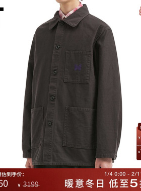 IT NEEDLES男装翻领工装夹克新款复古日潮宽松排扣外套RW2155MP