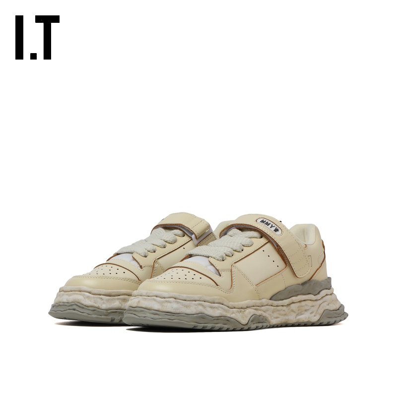 IT Mihara Yasuhiro男款做旧运动鞋新款潮流复古拼接板鞋708WHIMO