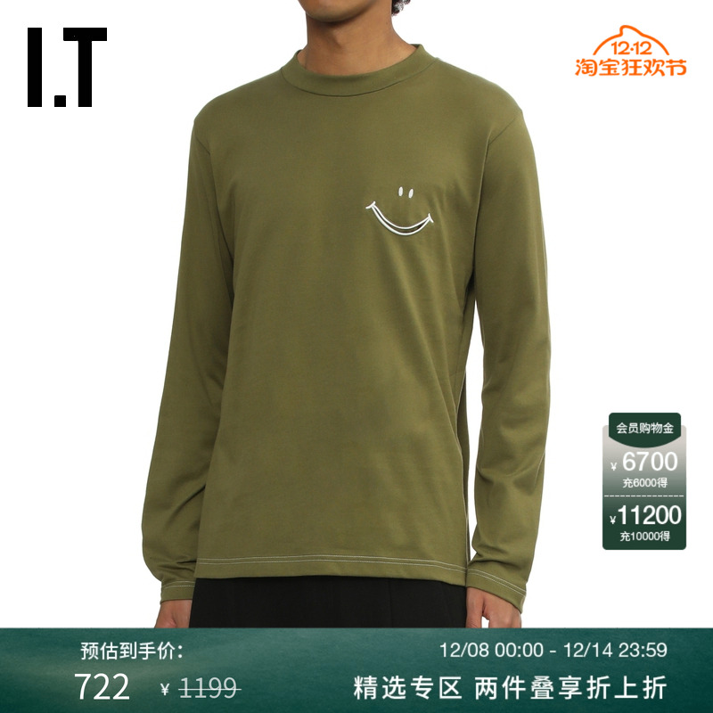 ITMARKAWARE合身长袖T恤