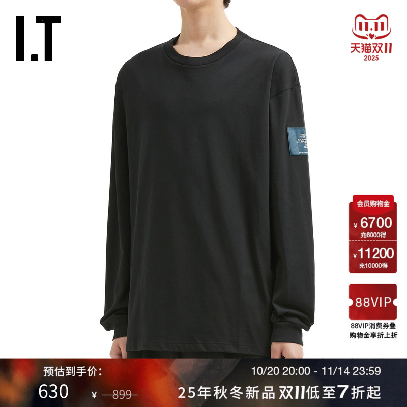 ITN.HOOLYWOOD纯色长袖T恤