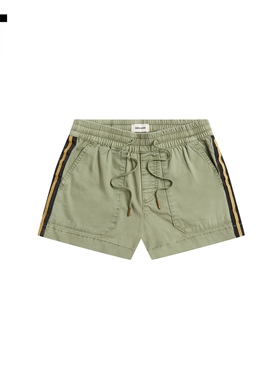 IT ZADIG & VOLTAIRE女装短裤日常休闲条纹边饰合身松紧腰BS08XI