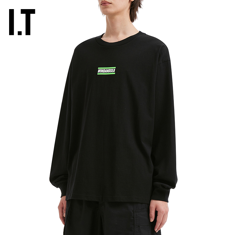ITWINDANDSEA宽松长袖T恤