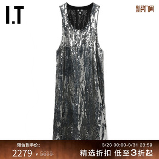 des GARCONS HOMME 亮片缀饰无袖 COMME BLACK情侣款 连衣裙 CDG