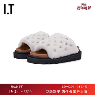 TOGA 时髦质感毛毛凉鞋 ARCHIVES女款 新款 3300523P 厚底凉拖鞋