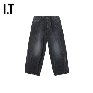 IT NEEDLES男装阔腿裤牛仔裤新款日潮街头宽松气球裤长裤RW2355MP