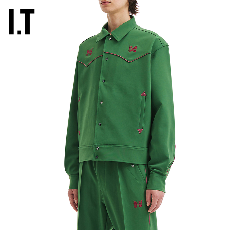 ITNEEDLES翻领排扣夹克