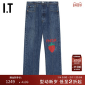 水洗小直筒裤 04P017MN 新款 复古时尚 WESTFALL男装 合身牛仔长裤