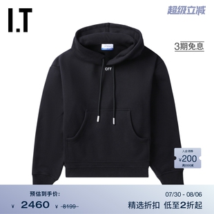OFF ABLOH?女裝 VIRGIL 寬松連帽衛(wèi)衣連帽衫 610001XN WHITE