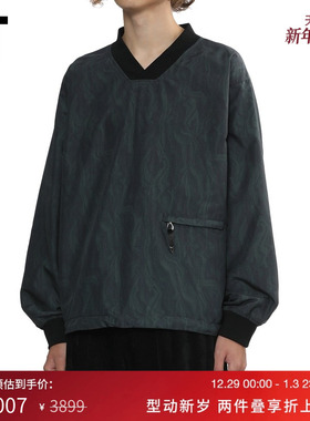 IT TOGA ARCHIVES男装V领长袖T恤新款复古质感宽松上衣2FL313MP