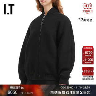 简约质感呢子拉链外套00104X 羊毛呢棒球夹克新款 JACQUEMUS女装