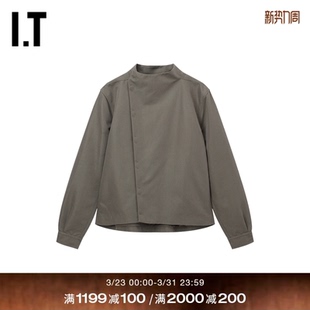 夹克新款 小立领西装 Owens男装 摩登质感纯色外套740CDUMQ Rick