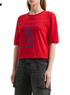 IT Maison Margiela女装短袖T恤新款时尚活力休闲半袖40S214XQ