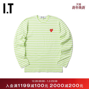 COMME PLAY des GARCONS川久保玲冬男装 T恤 圆领长袖 CDG